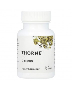 Thorne, D-10 000, 60 капсул (250 мкг в 1 капсуле)